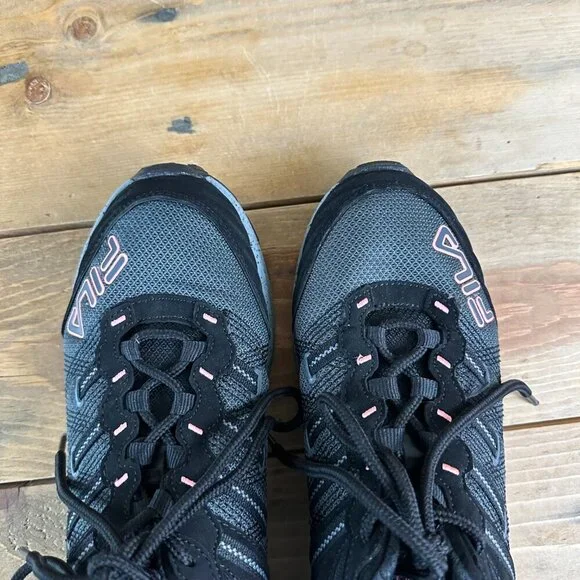 Fila Women's Black Endurance EVO All Terrain Hiking Shoe Worn Once Size 8 - Picture 5 of 7